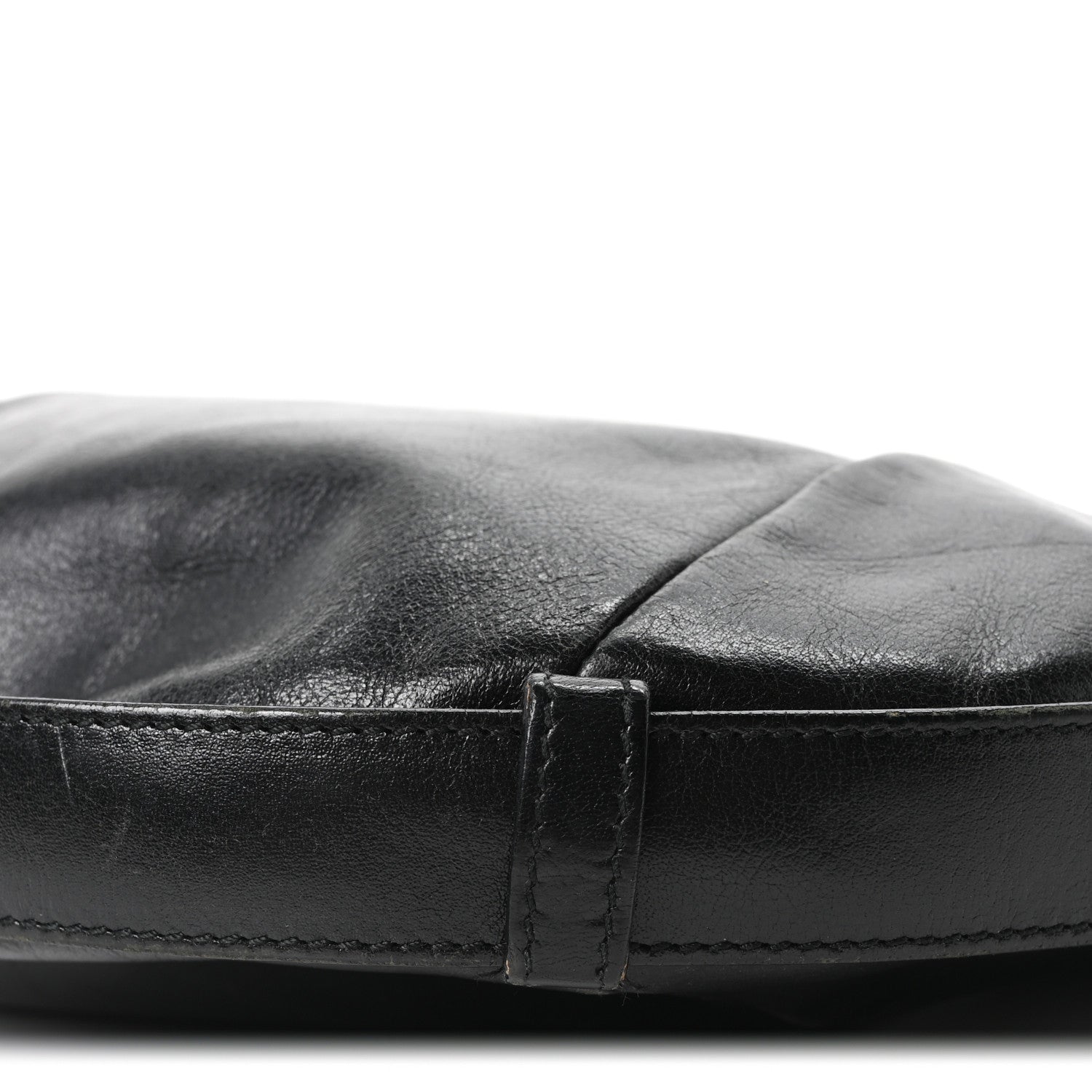 Saint Laurent Buffalo Horn Mombasa Hobo Black 9 of 9