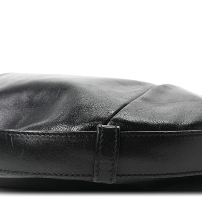 Saint Laurent Buffalo Horn Mombasa Hobo Black 9 of 9