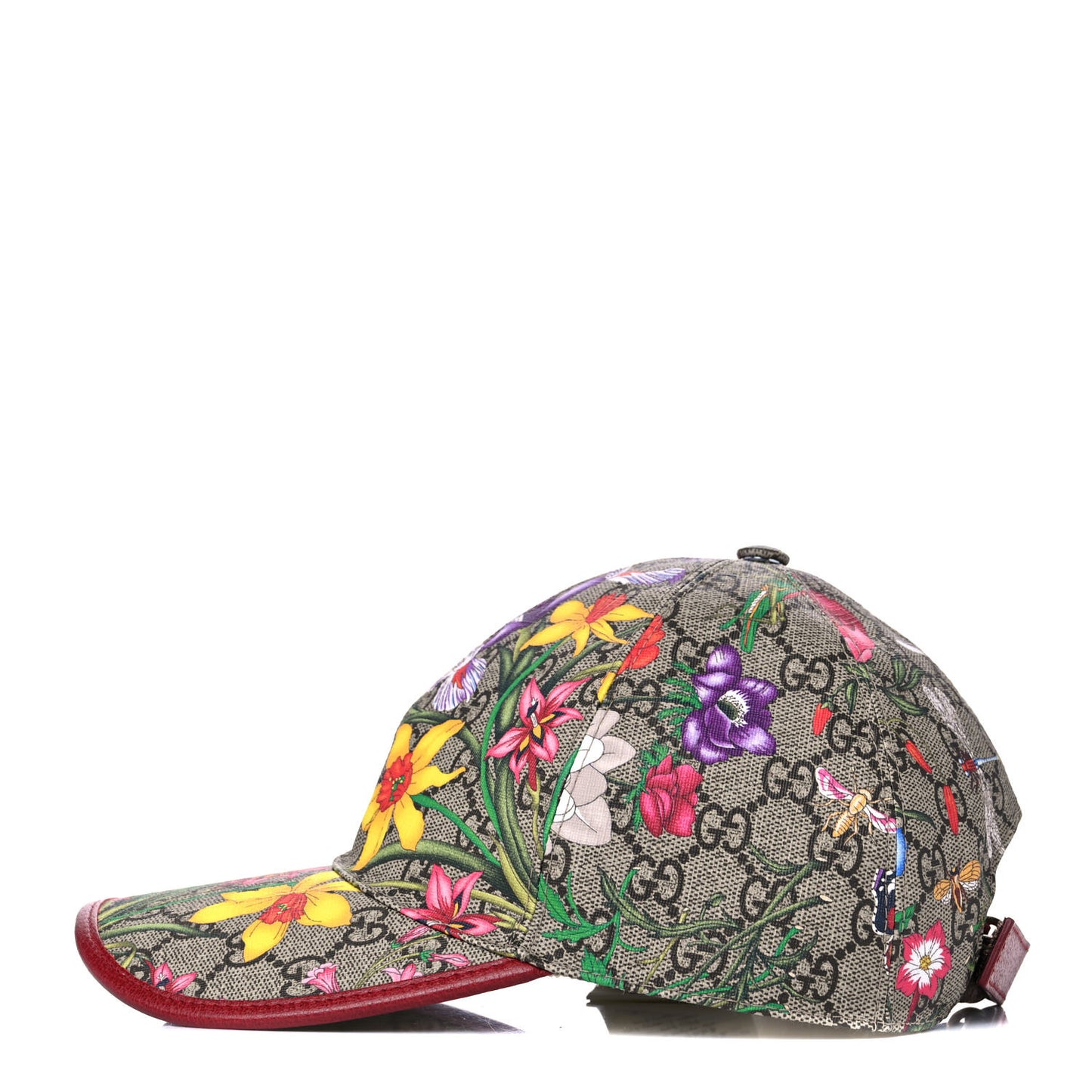 GG Supreme Flora Claudia Baseball Hat 55 XS Red