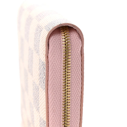 Louis Vuitton Damier Azur Zippy Coin Purse Rose Ballerine 8 of 8