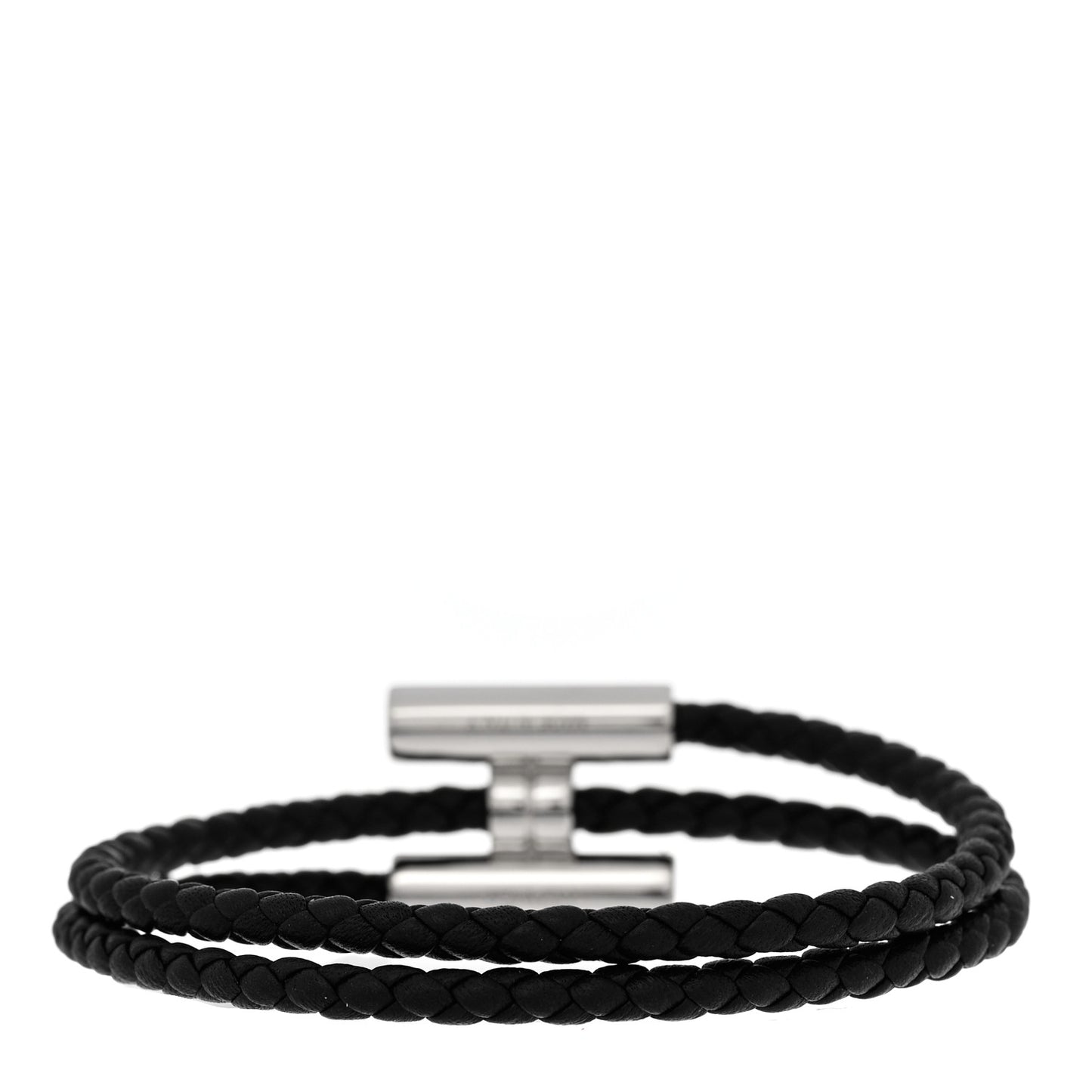 Swift Double Wrap Cord Tournis Tresse Bracelet Black