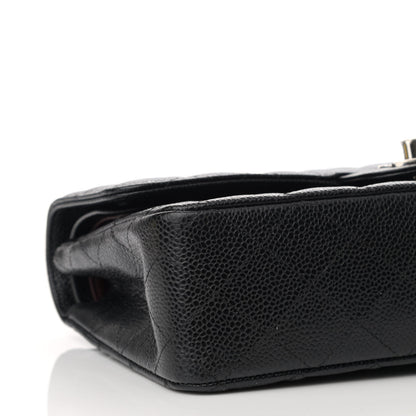 Chanel Caviar Quilted Medium Double Flap Black 9 of 11