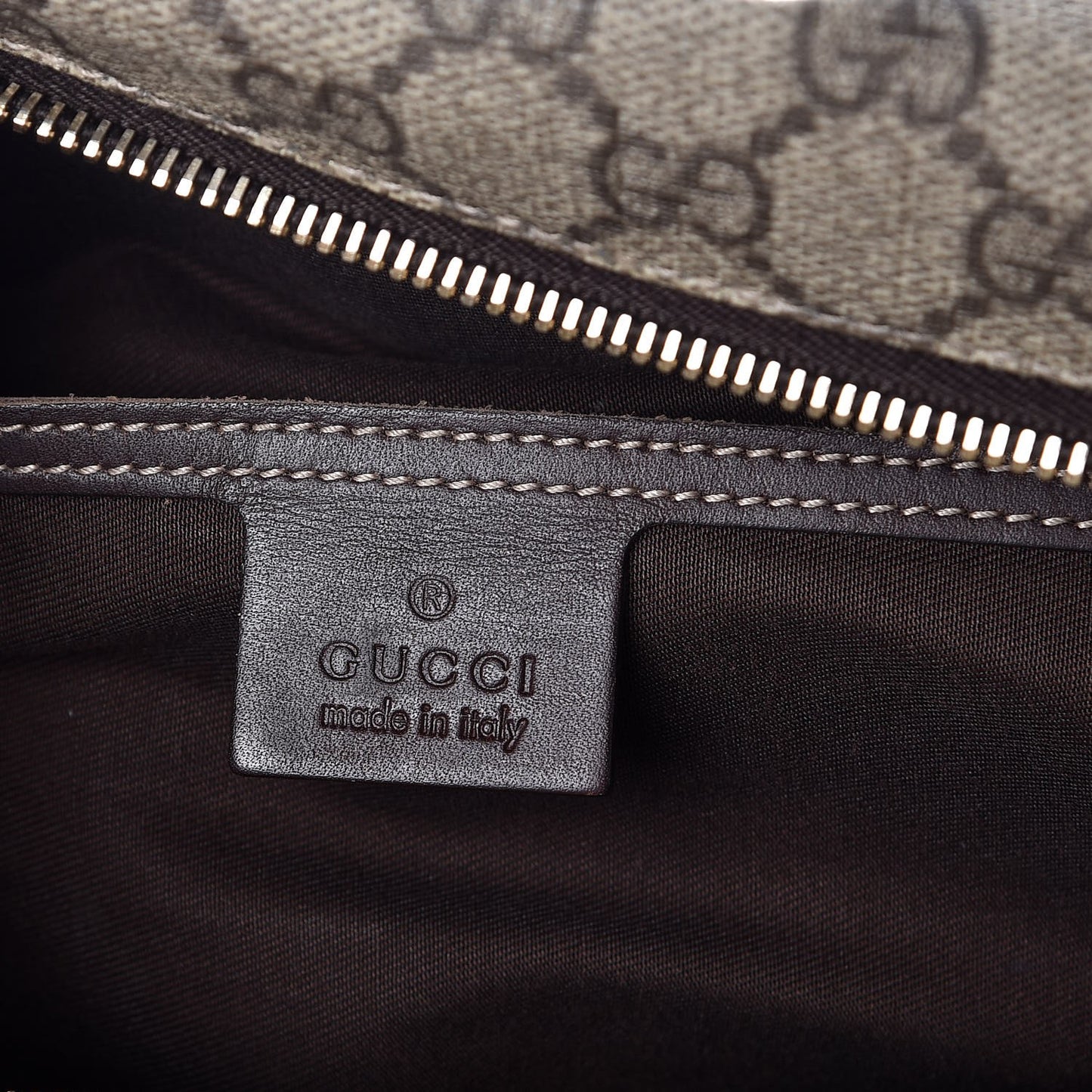 GG Plus Monogram Boston Carry On Duffle Bag Brown