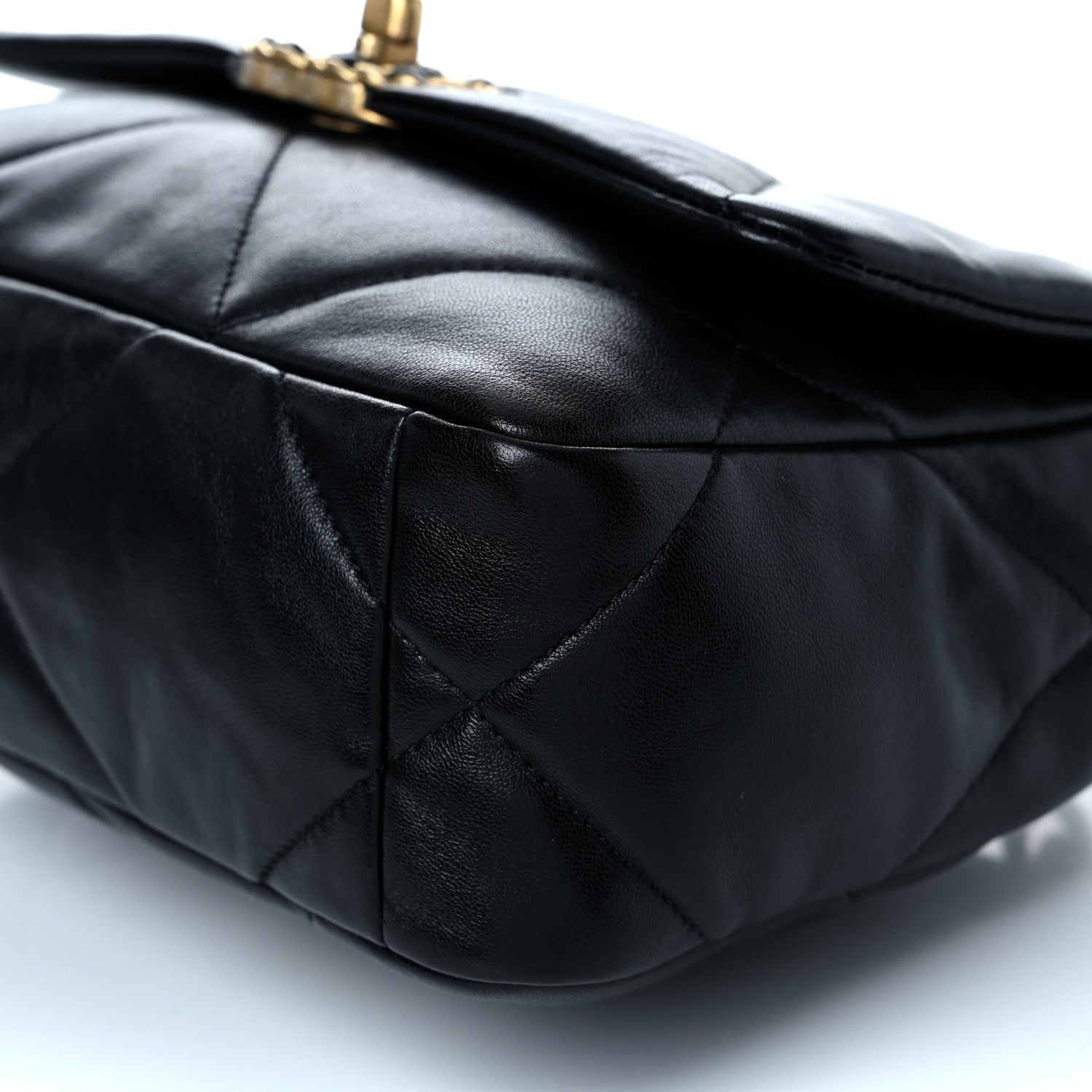 Chanel Lambskin Quilted Medium Chanel 19 Flap Black 10 of 11
