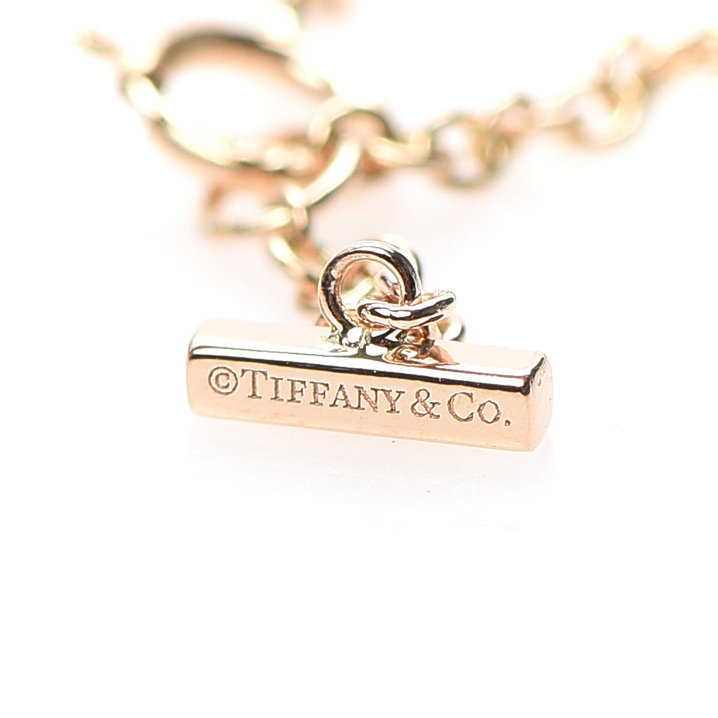 18K Rose Gold T Smile Bracelet