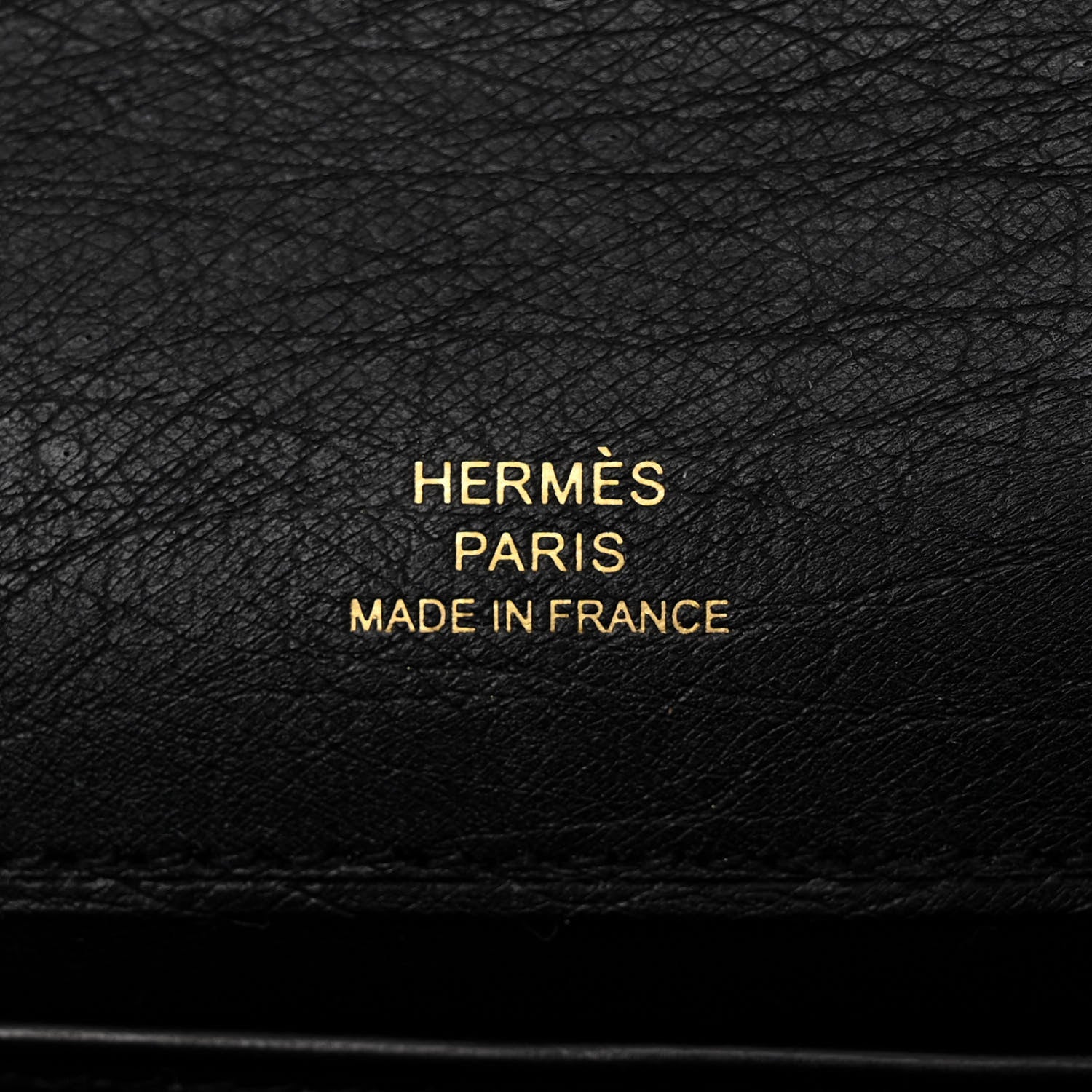 Hermes Ostrich Kelly Pochette Black 7 of 11