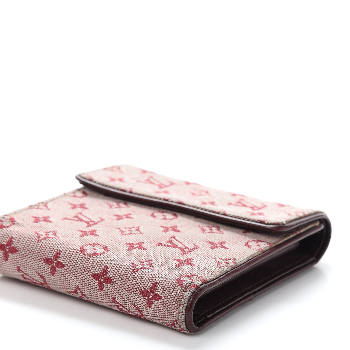 Mini Monogram Compact Wallet Cherry