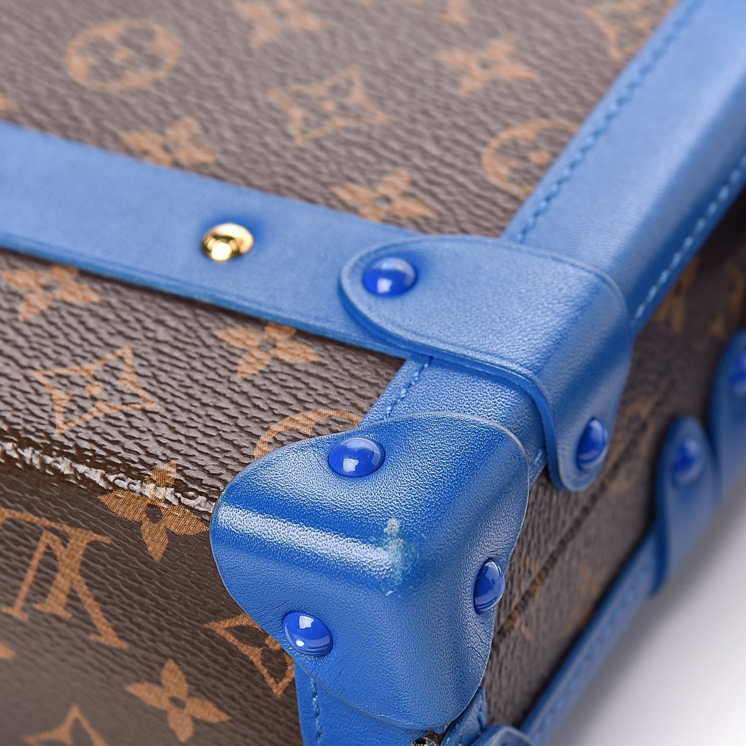 Louis Vuitton Monogram Petite Malle Blue Royal 11 of 17