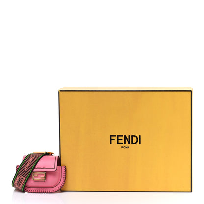 Fendi Vitello King Logo Pico Baguette Strap Airpods Pro Case Pink 8 of 8