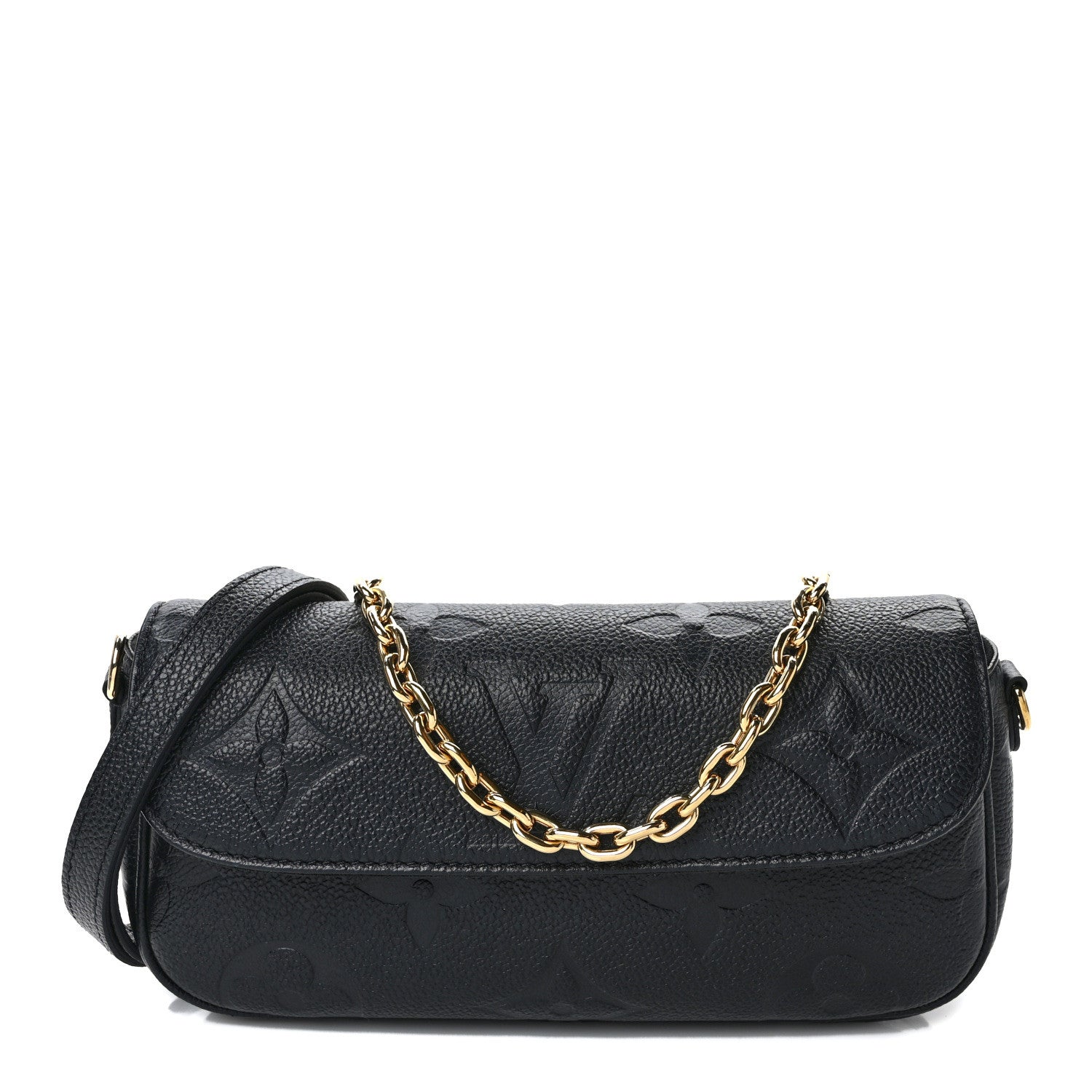 Louis Vuitton Empreinte Monogram Giant Ivy Wallet On Chain Black 1 of 13