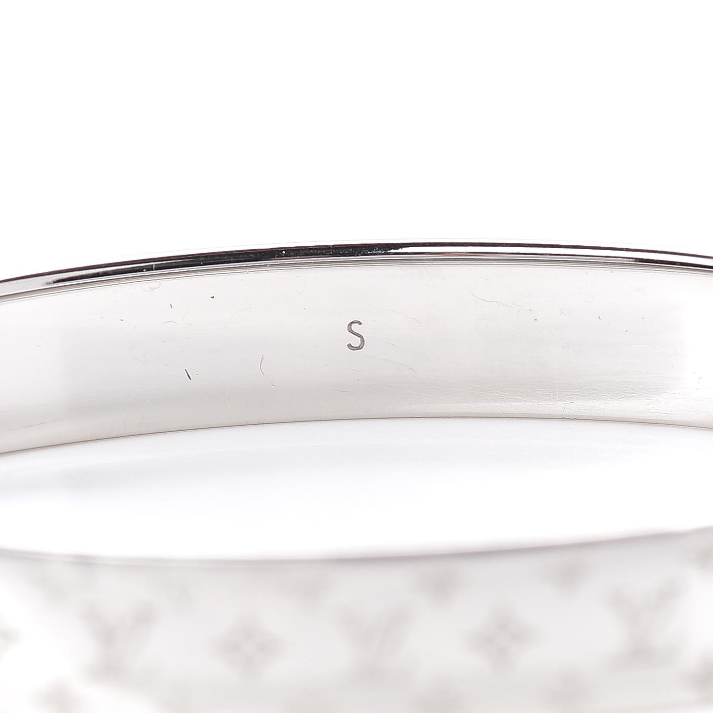 Palladium Monogram Nanogram Cuff S