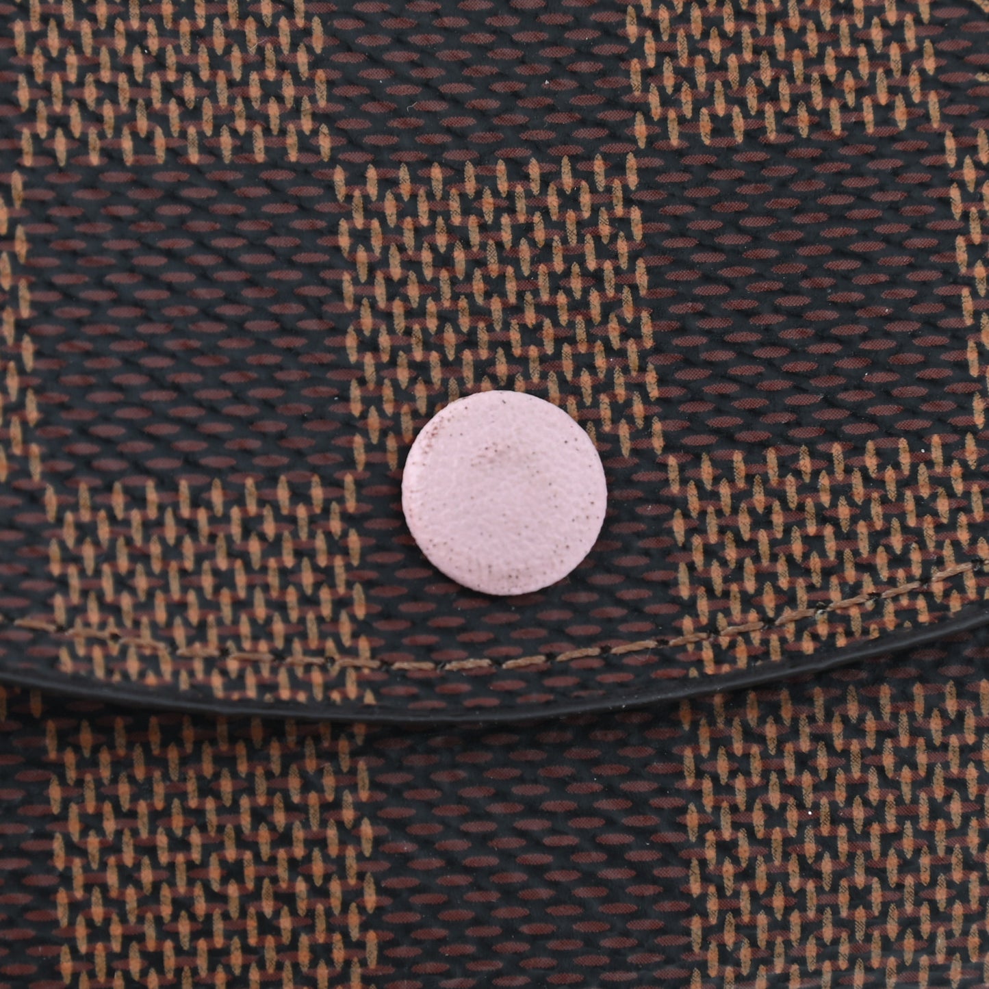 Damier Ebene Rosalie Coin Purse Rose Ballerine