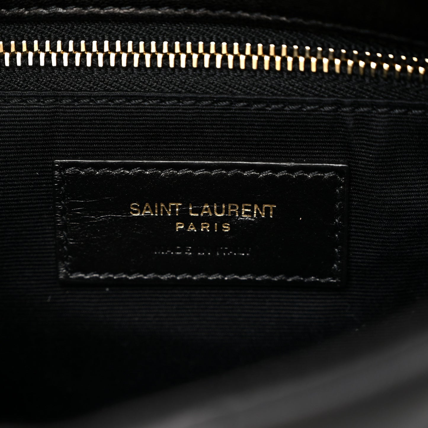 Lambskin Quilted Toy Loulou Puffer Monogram Chain Satchel Black