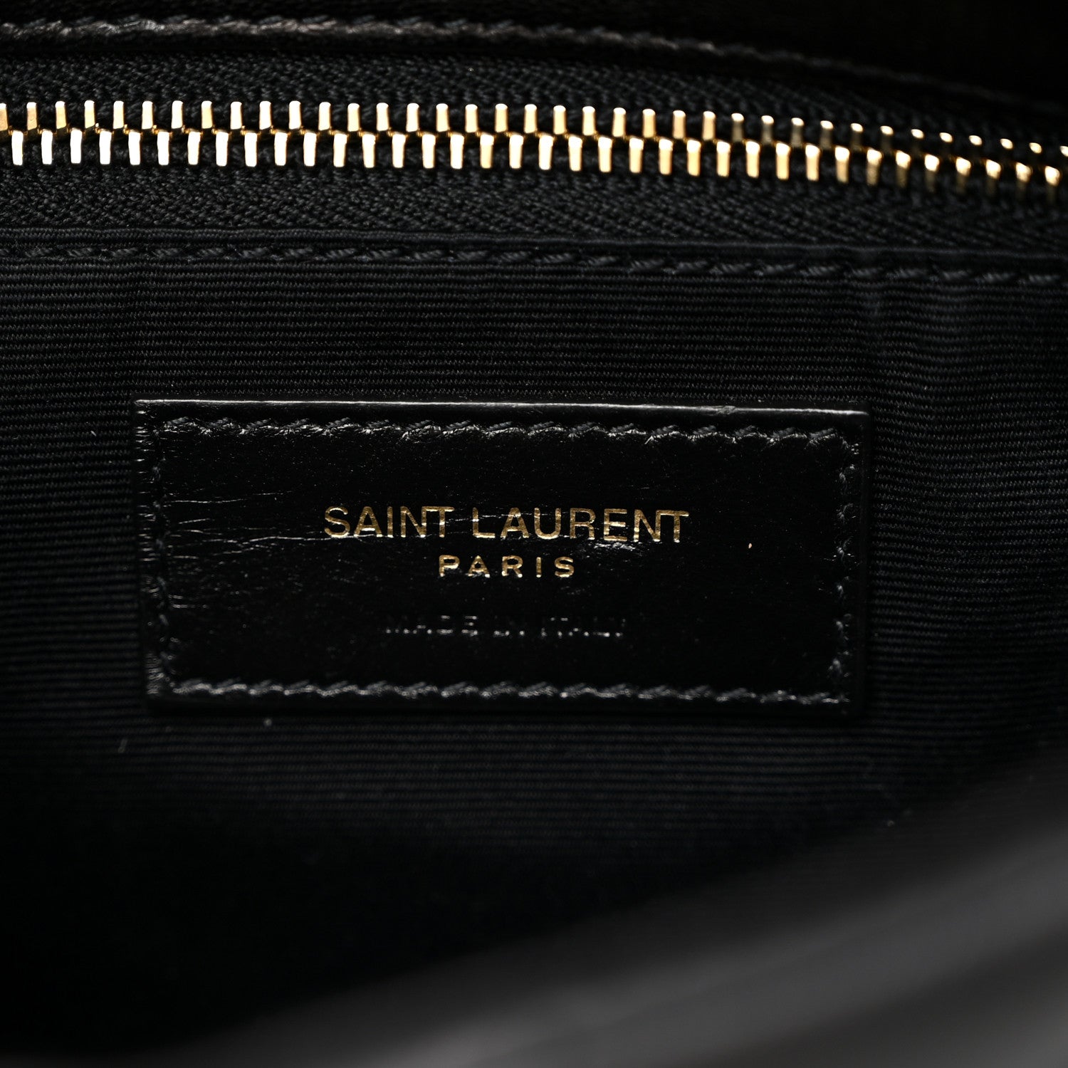 Saint Laurent Lambskin Quilted Toy Loulou Puffer Monogram Chain Satchel Black 6 of 11