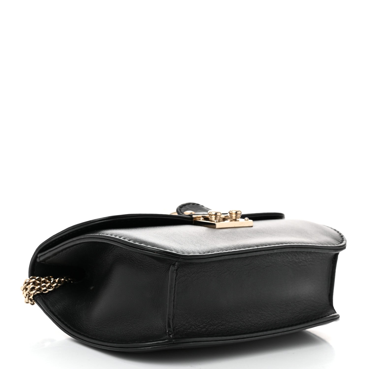 Valentino Garavani Vitello Small Glam Lock Rockstud Flap Black 4 of 9