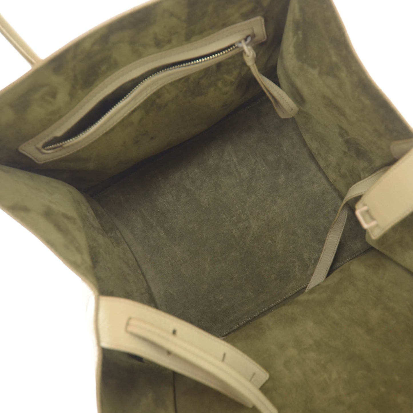 Smooth Calfskin Medium Phantom Luggage Light Khaki