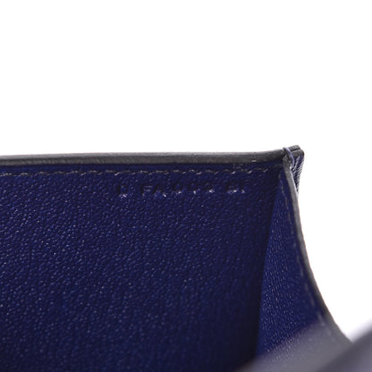 Hermes Chevre Mysore Medor 23 Clutch Bleu Encre 7 of 9