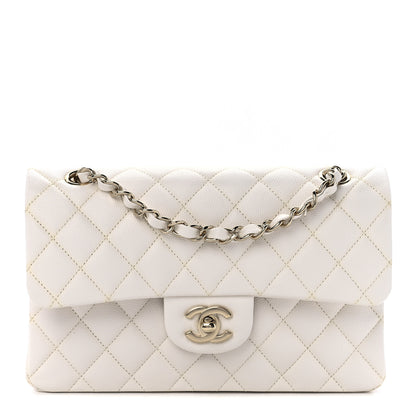 Chanel Caviar Quilted Small Double Flap White 1 of 12