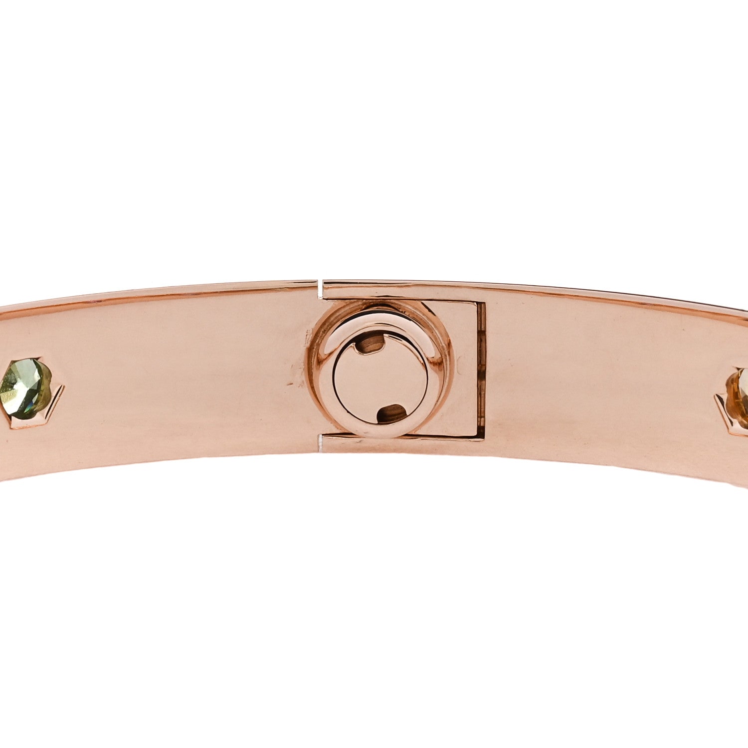 Cartier 18K Pink Gold Sapphire Garnet Amethyst LOVE Bracelet 16 8 of 10