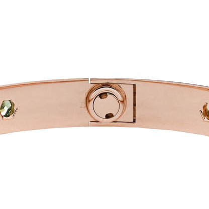 Cartier 18K Pink Gold Sapphire Garnet Amethyst LOVE Bracelet 16 7 of 8