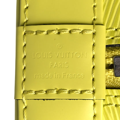 Louis Vuitton Epi Jacquard Alma BB Yellow Citron 6 of 8