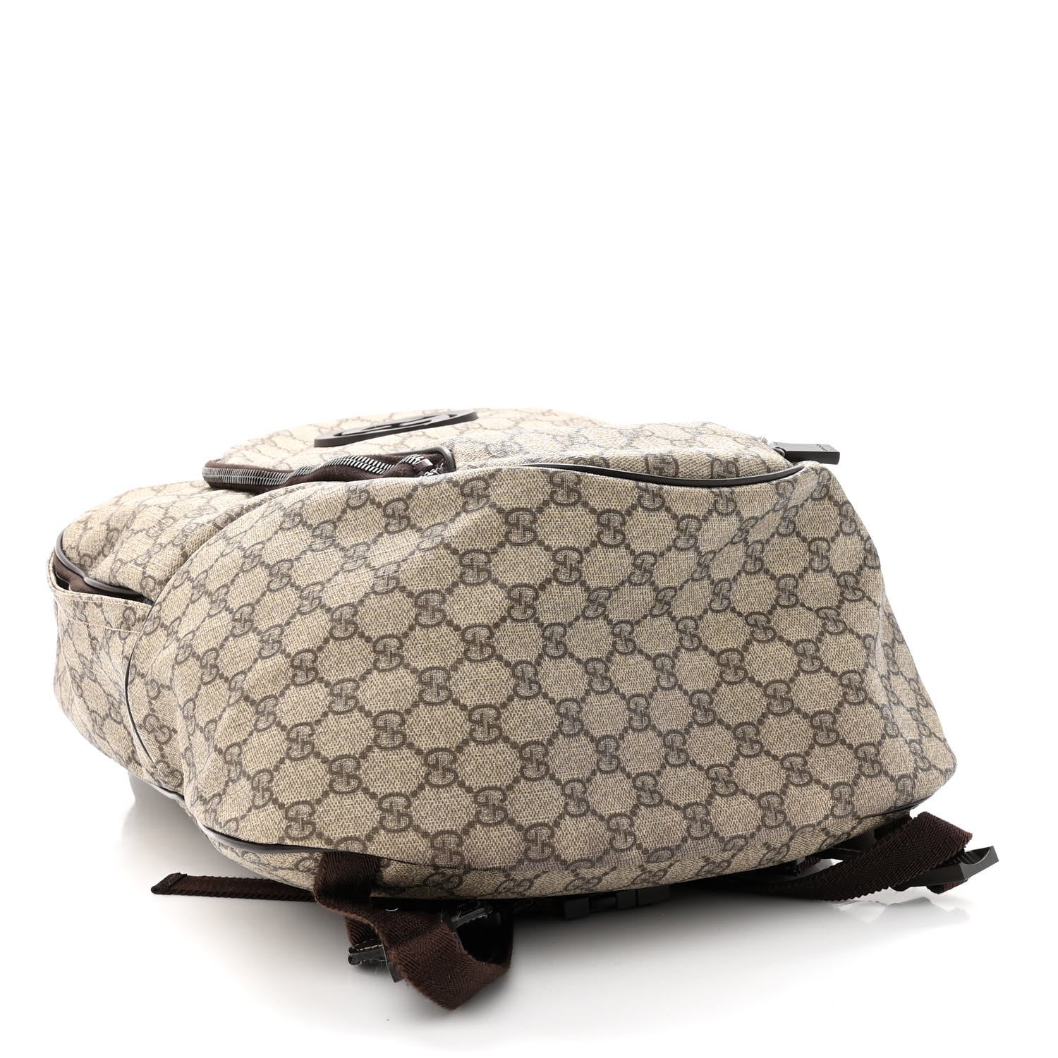 Gucci GG Plus Monogram Interlocking G Medium Backpack Dark Brown 4 of 14