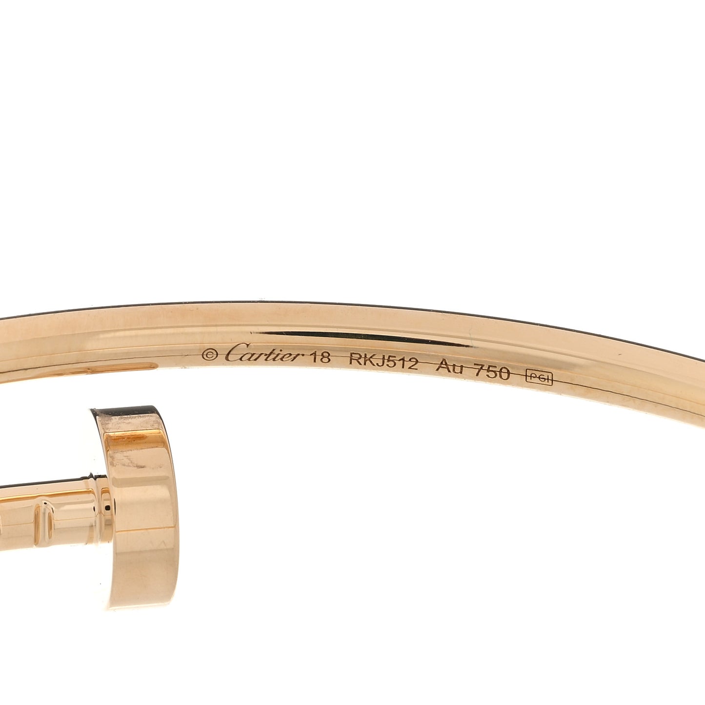 18K Yellow Gold Small Juste Un Clou Bracelet 18