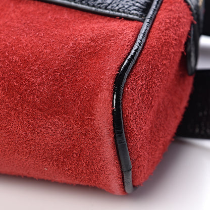 Gucci Suede Small Ophidia Belt Bag 95 38 Hibiscus Red 10 of 10
