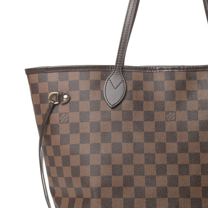 Louis Vuitton Damier Ebene Neo Neverfull MM Rose Ballerine 9 of 18