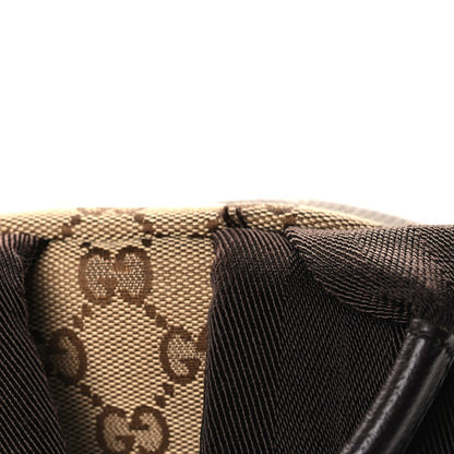 Gucci GG Monogram Web Medium Classic Backpack Brown 13 of 13