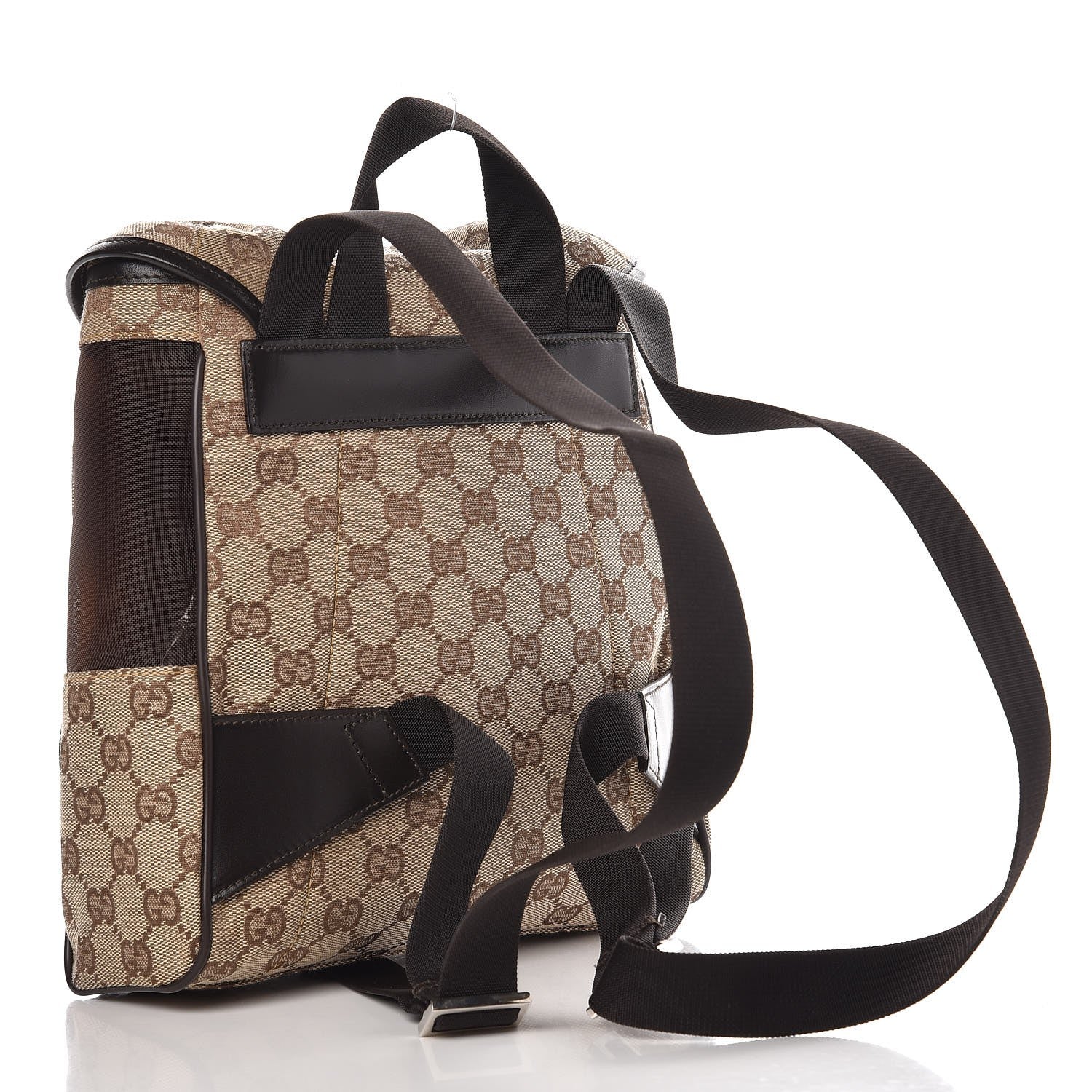 Gucci Monogram Flap Backpack Dark Brown 3 of 8