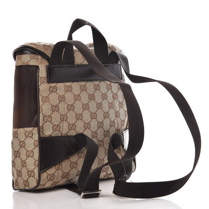 Gucci Monogram Flap Backpack Dark Brown 3 of 8