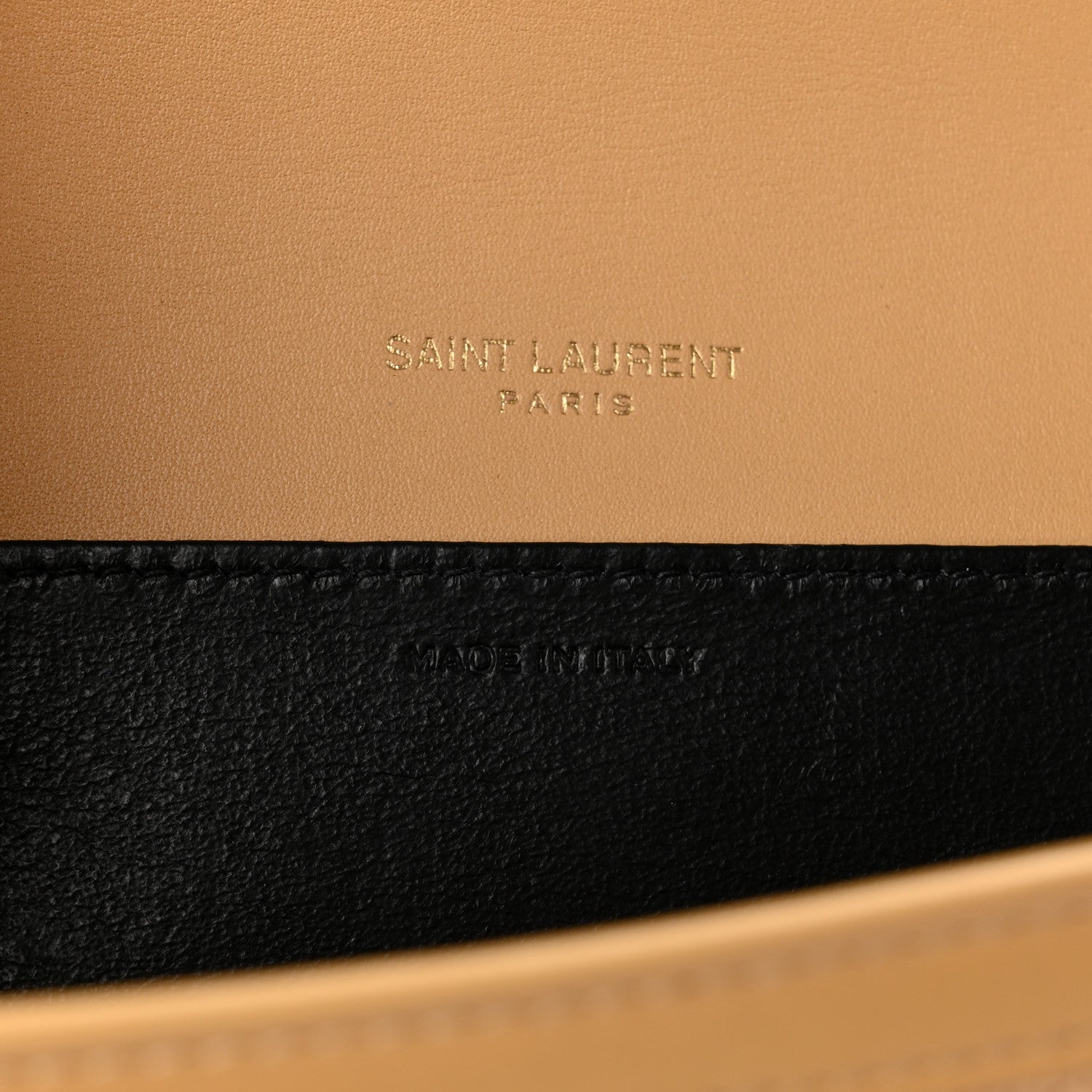 Saint Laurent Micro Raffia Monogram Uptown Chain Wallet Natural Hay Blush 7 of 10