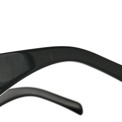 Celine Acetate Chunky Rectangle Sunglasses CL 40092I Black 9 of 11