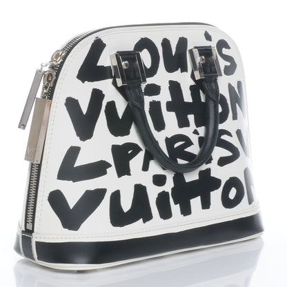 Louis Vuitton Graffiti Alma MM Black 3 of 6