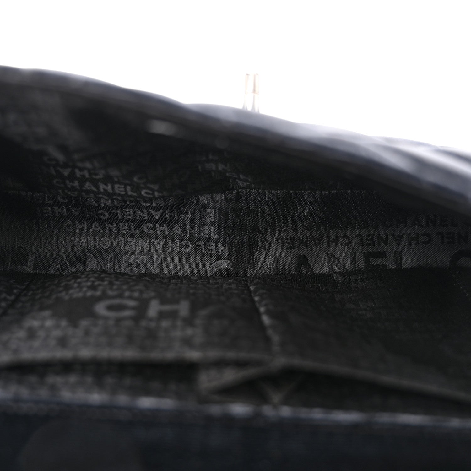 Chanel Velvet Quilted East West Flap Black 5 of 11