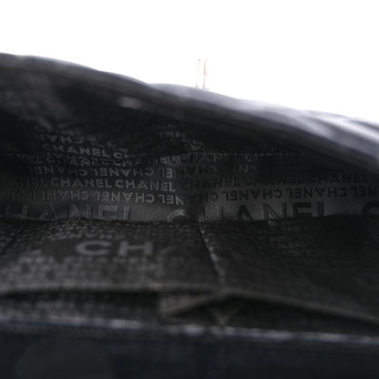 Chanel Velvet Quilted East West Flap Black 5 of 11