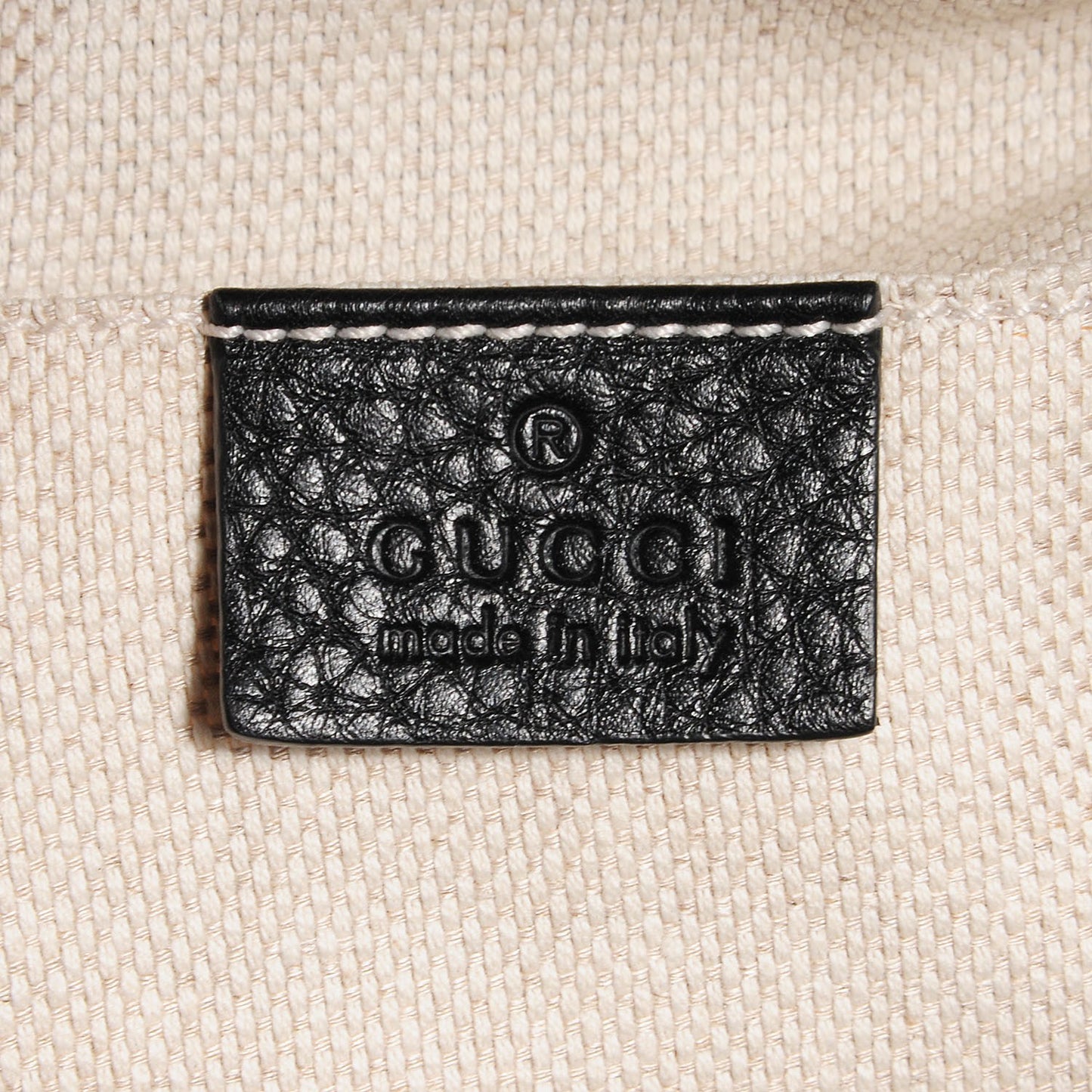 Pebbled Calfskin Small Soho Disco Bag Black