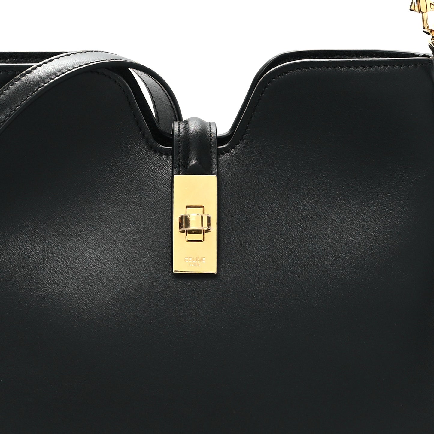 Smooth Calfskin Small Camille 16 Soft Bag Black