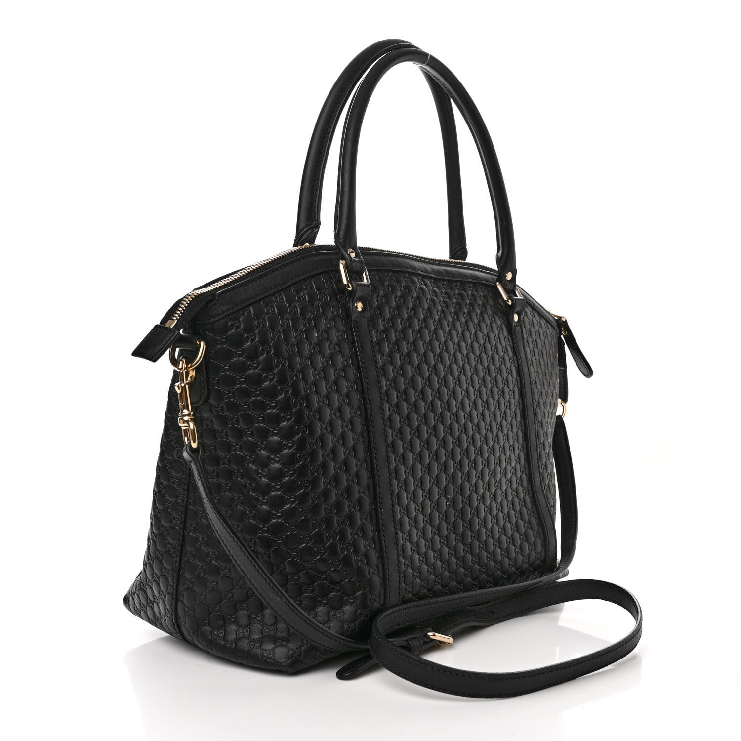 Gucci Soft Microguccissima Dome Satchel Black 3 of 15