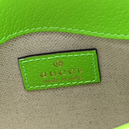Gucci GG Supreme Monogram Web Small Ophidia Belt Bag Beige Ebony Electric Green 6 of 10