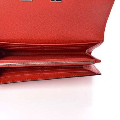 Louis Vuitton Epi Louise Wallet Coquelicot 5 of 7