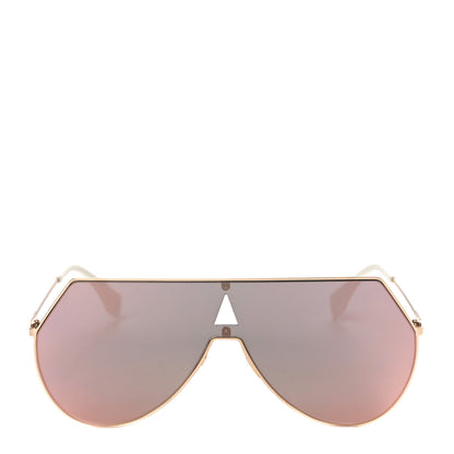 Fendi Metal Mirrored Eyeline Sunglasses FF 0193/S Matte Gold 4 of 7