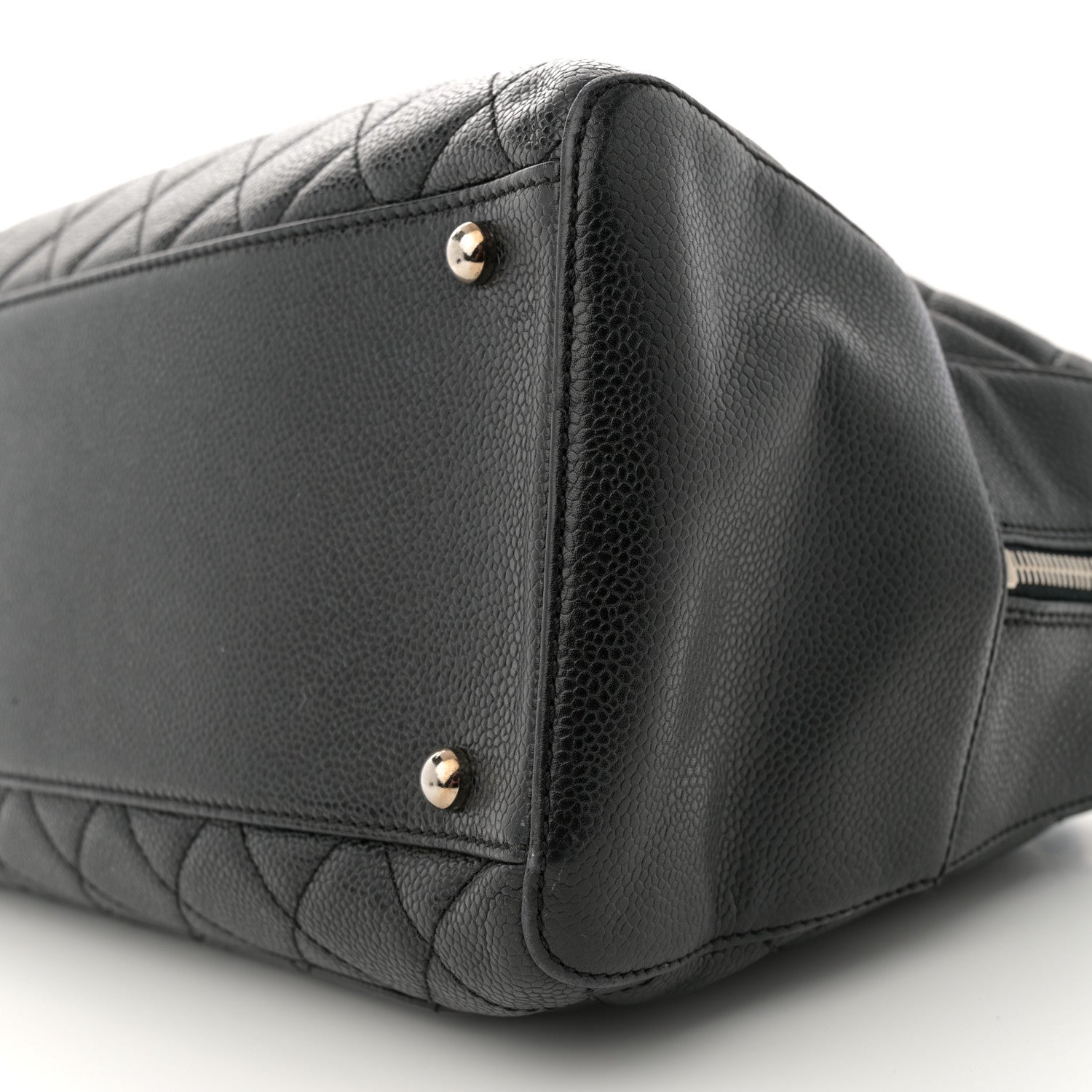 Chanel Caviar Quilted Bowler Black 10 of 11