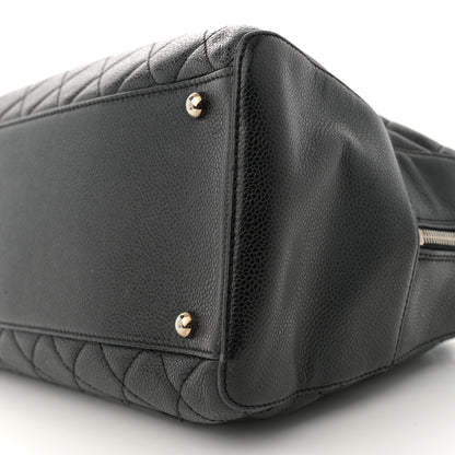 Chanel Caviar Quilted Bowler Black 10 of 11
