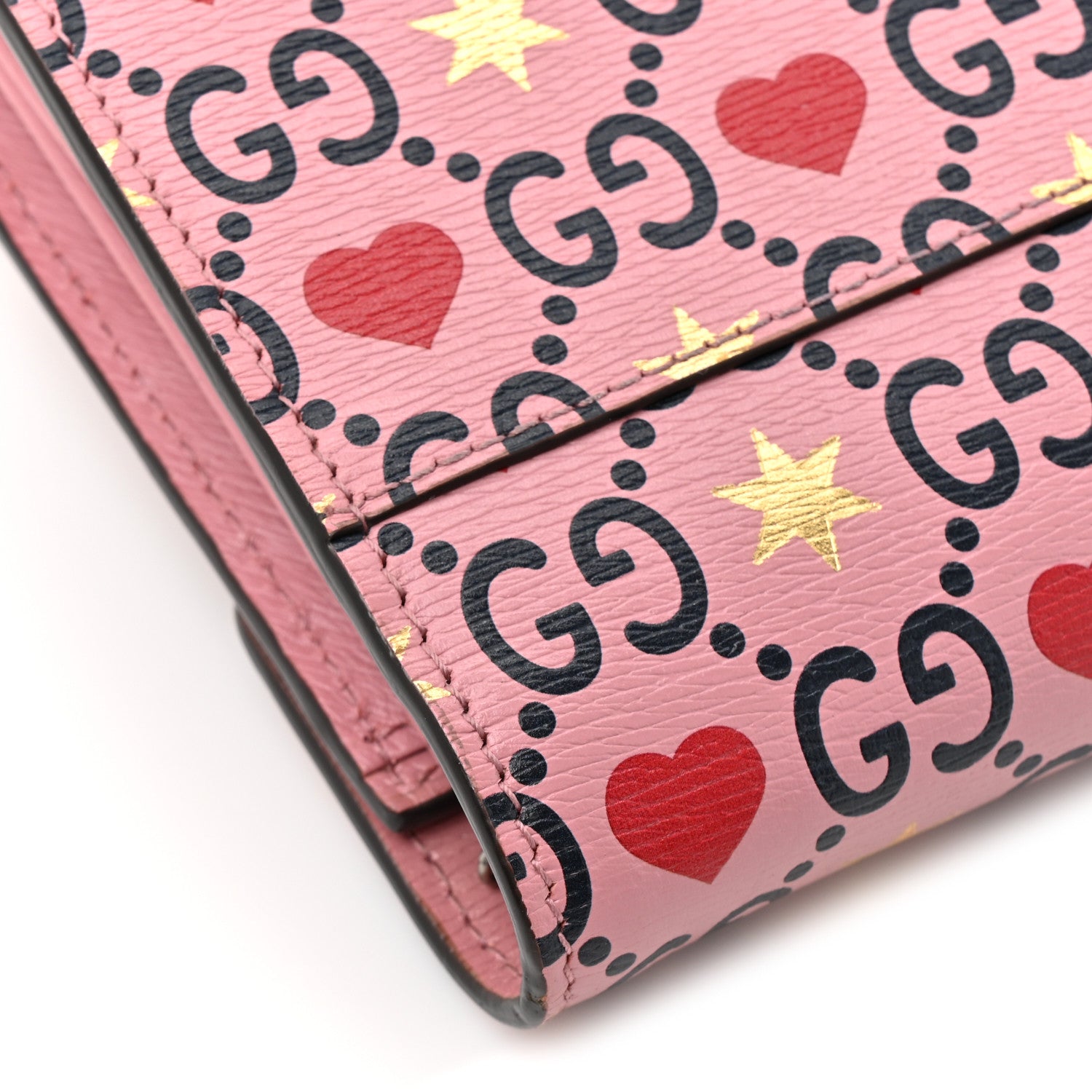 Gucci Calfskin Valentine's Day Exclusive Mini Dionysus Chain Wallet 14 of 14