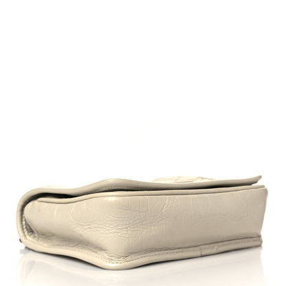 Saint Laurent Crinkled Calfskin Matelasse Monogram Niki Chain Wallet Crema Soft 4 of 11