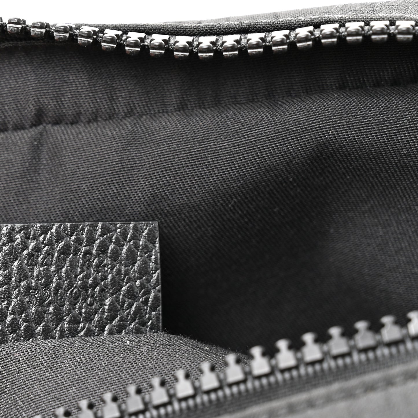 Nylon Monogram Fanny Pack Belt Bag Black