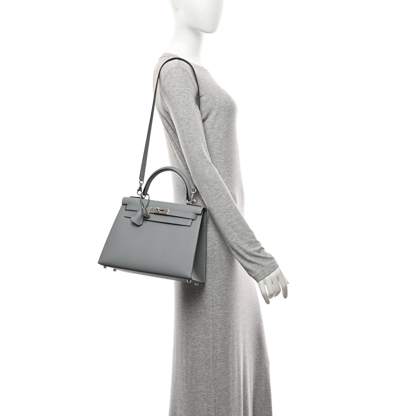 Epsom Kelly Sellier 28 Gris Pantin