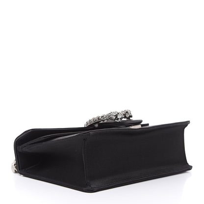 Gucci Satin Silk Crystal Small Dionysus Shoulder Bag Black Black Diamond 4 of 10